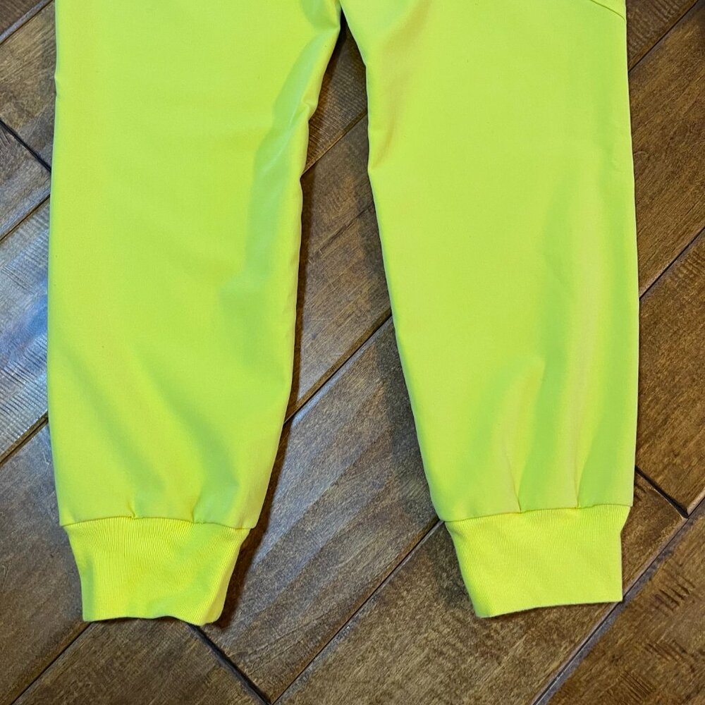 Figs High Waist Zamora Jogger Scrub Pants Nurse Doctor Lifesaver Yellow Small - Picture 11 of 12